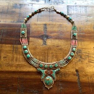 TIBETAN.TURQUOISE.NECKLACE